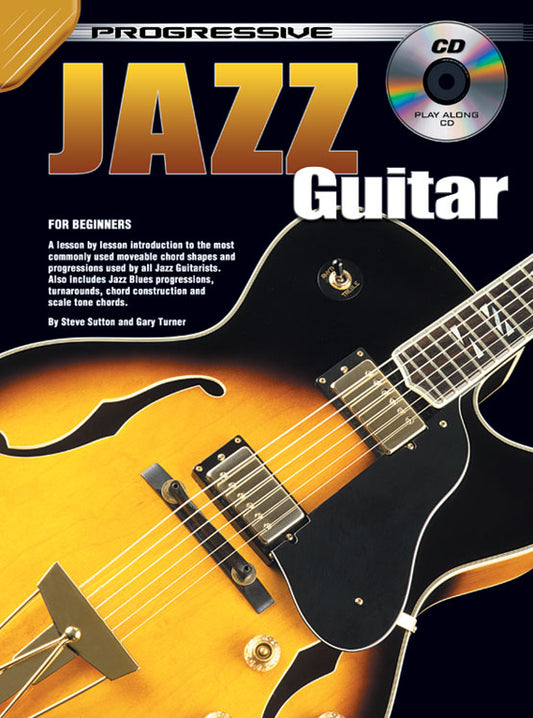 Progressive Jazz Guitar Book/CD by Steve Sutton and Gary Turner