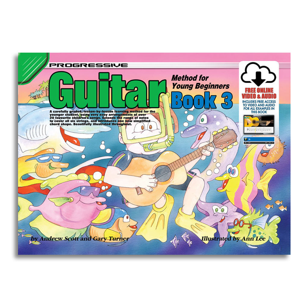 Progressive Guitar Method for Young Beginners: Book 3 – Book & Online Video/Audio