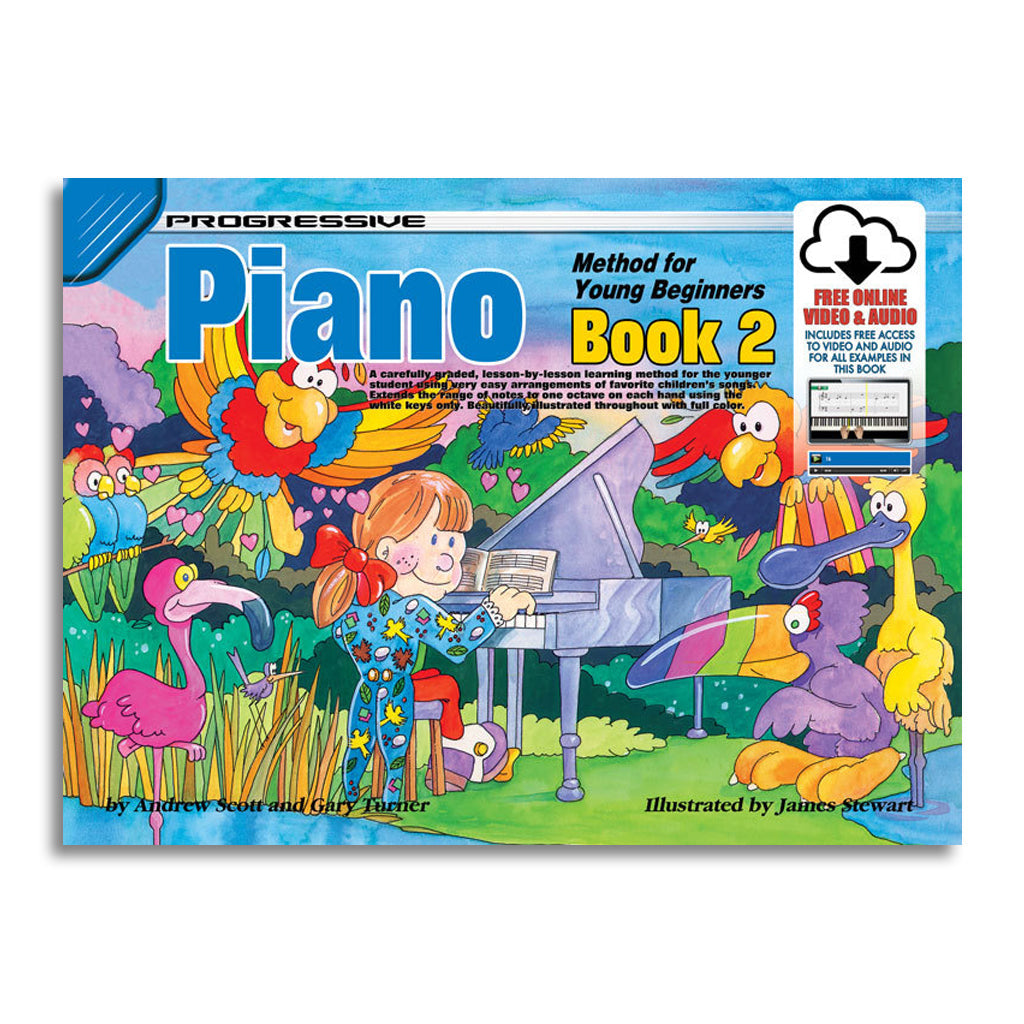 Progressive Piano Book 2 for Young Beginners Book/Online Video & Audio