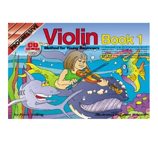Progressive Violin Method Book 1 for Young Beginners Book/Online Audio