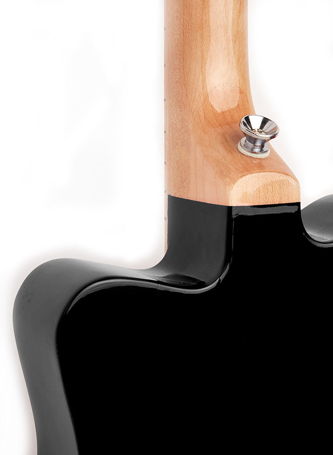 Loog Mini Black + Accessory Pack (winder, picks, strings, flash cards)