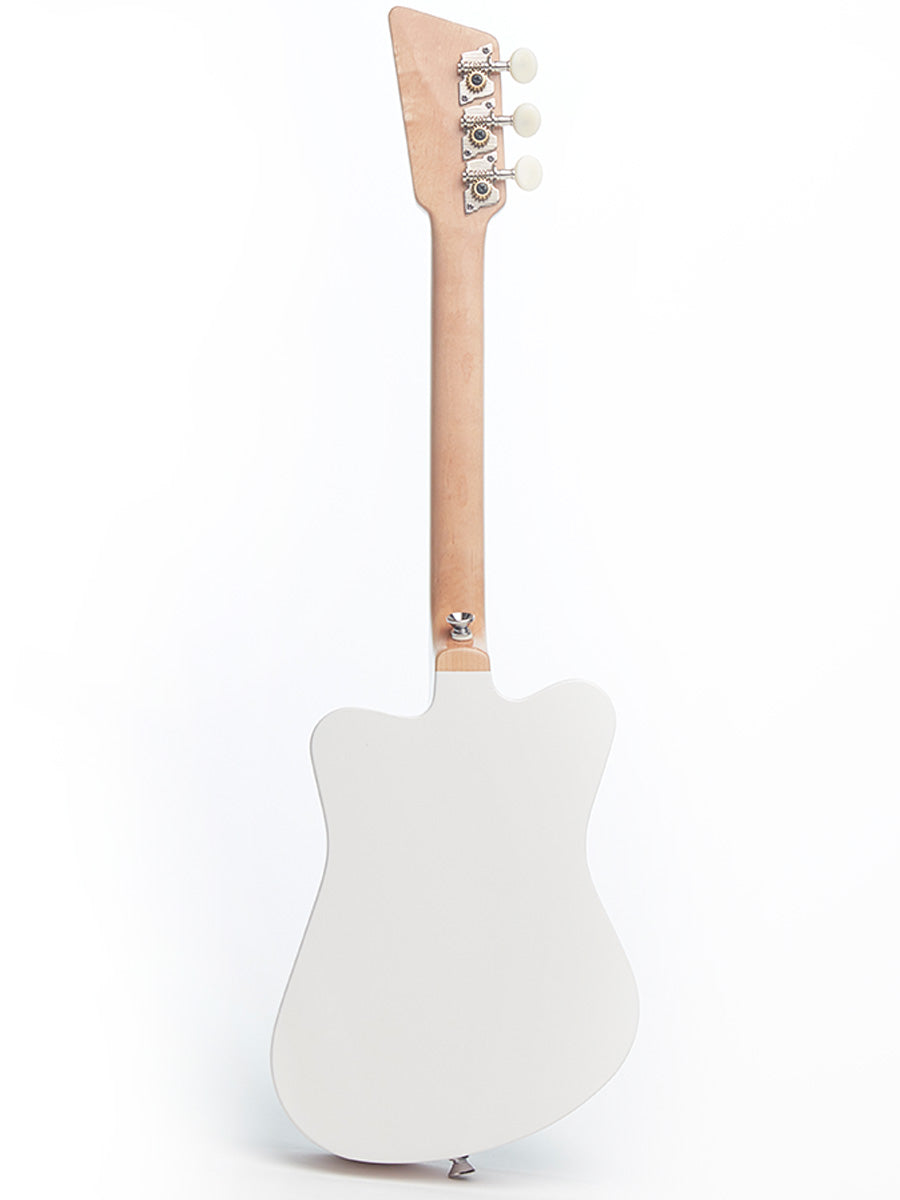 Loog Mini White + Accessory Pack (winder, picks, strings, flash cards)