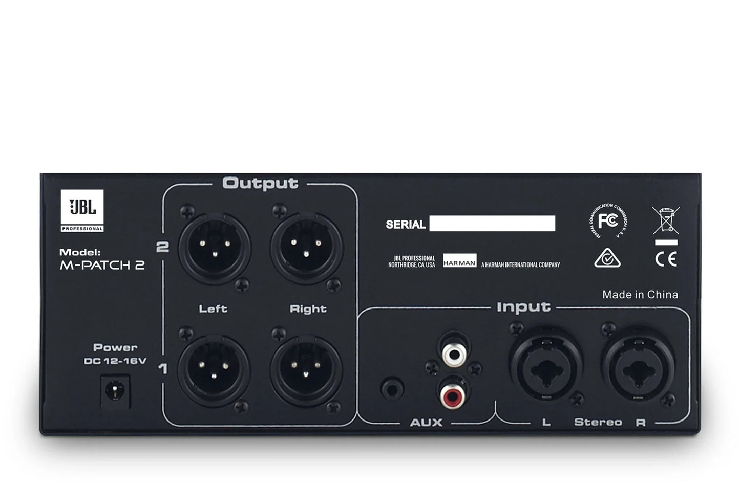 JBL M-Patch 2 – Passive Stereo Controller & Switch Box