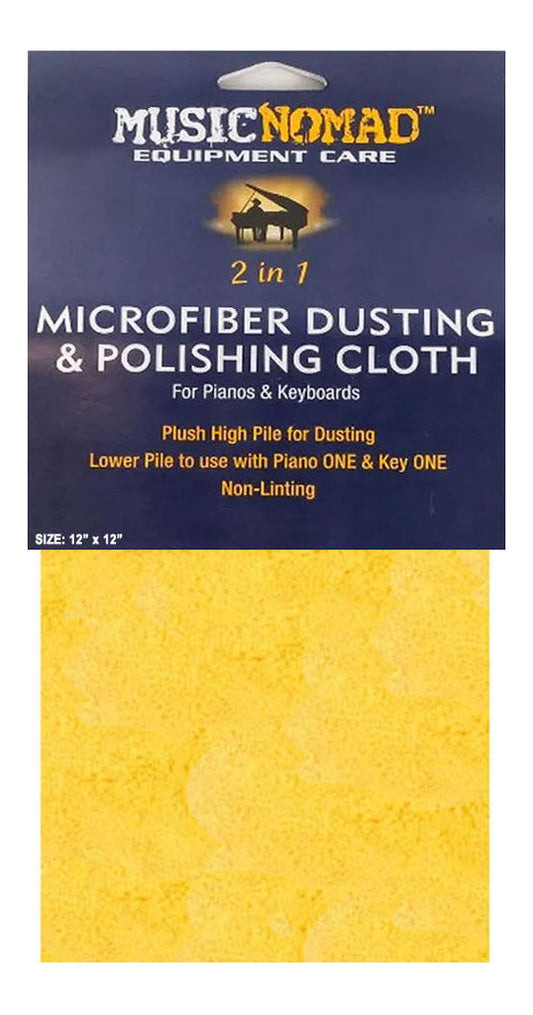 Music Nomad Piano/Keyboard Microfiber Dusting & Polishing Cloth