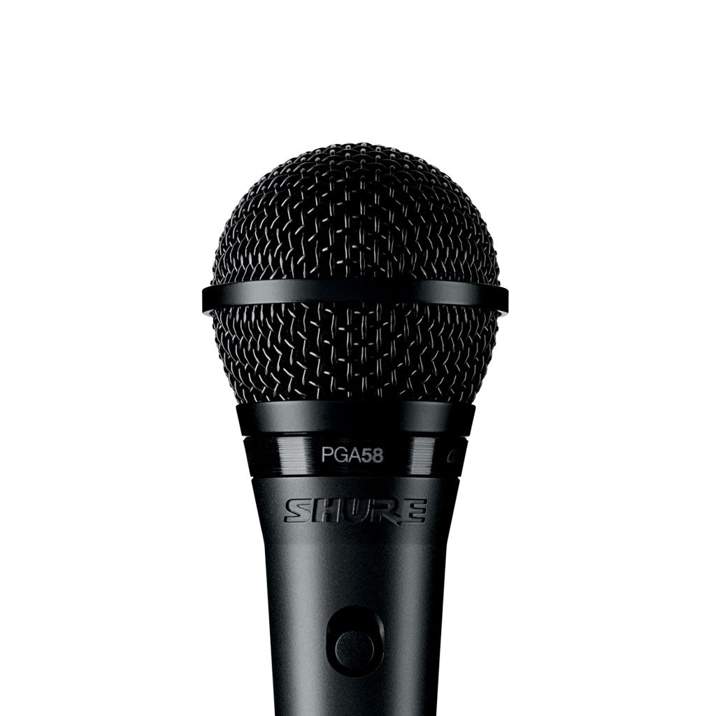 Shure PGA58 Cardioid Dynamic Vocal Microphone + XLR Cable