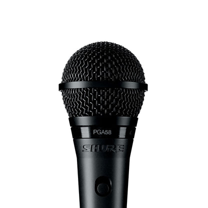 Shure PGA58 Cardioid Dynamic Vocal Microphone + XLR Cable