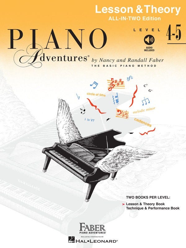 Piano Adventures All In Two 4-5 Lesson Theory