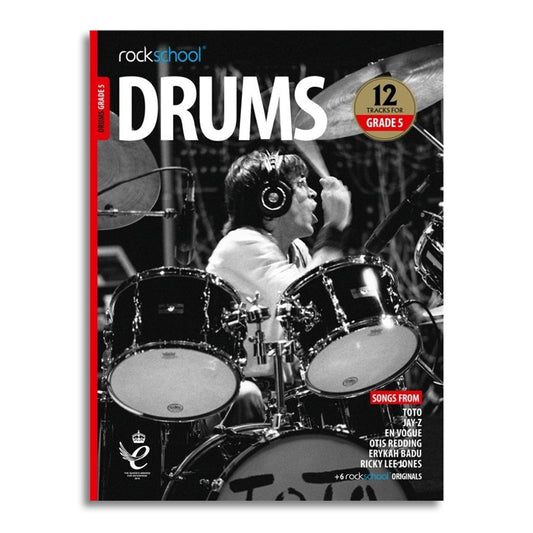 Rockschool Drums Grade 5 (2018–2024) – Book & Online Audio