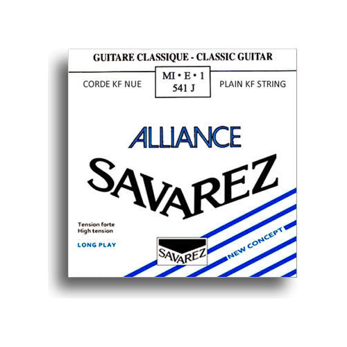 Savarez 541J Alliance HT Classic High Tension (E-1st) Single Classical Guitar String