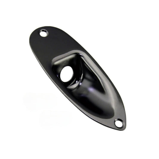 Eagle Strat Style Jack Plate - Black
