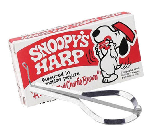 SNOOPY JAW HARP Nickel Plated Steel