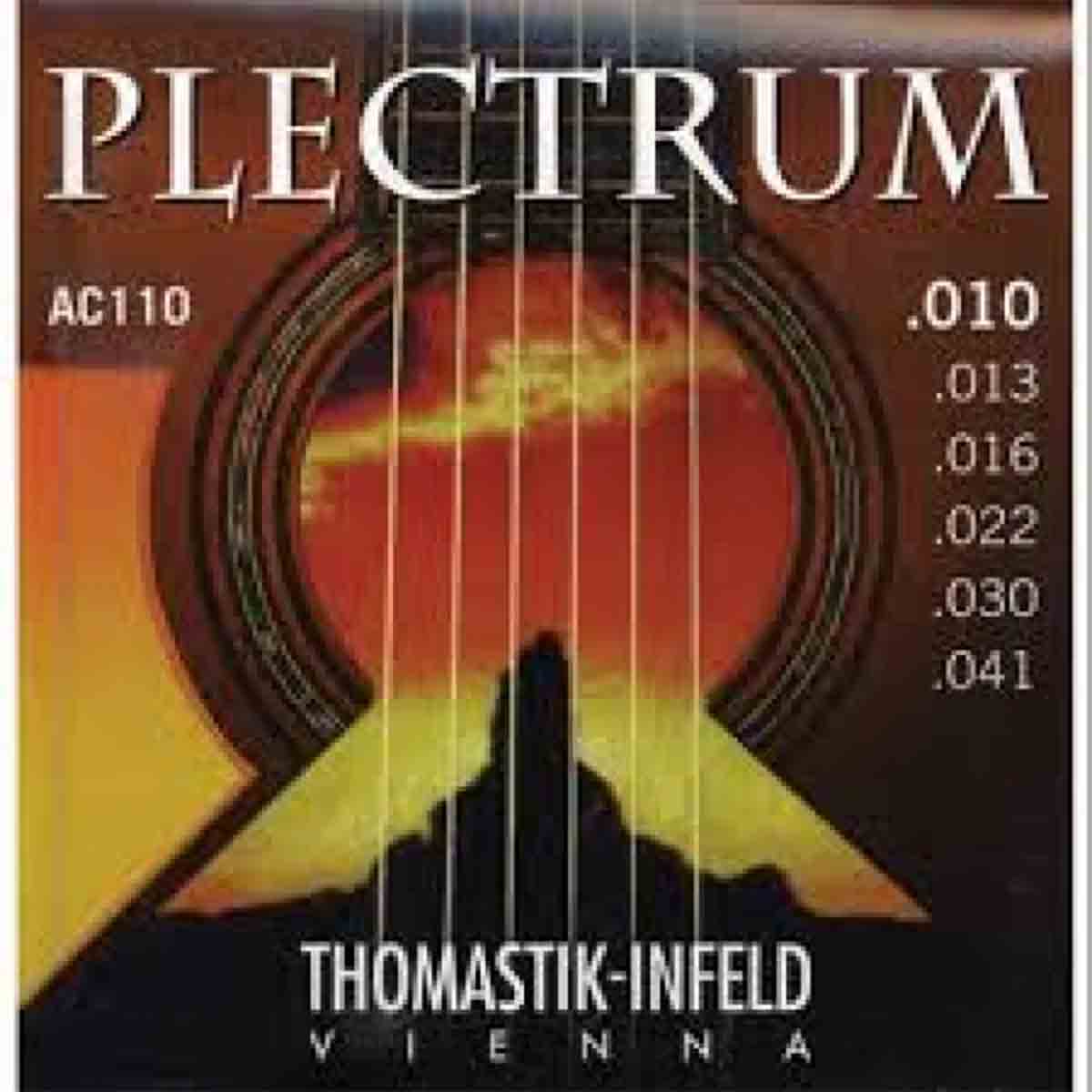 Thomastik Ac110 Plectrum Bronze Acoustic Guitar Strings 10-41