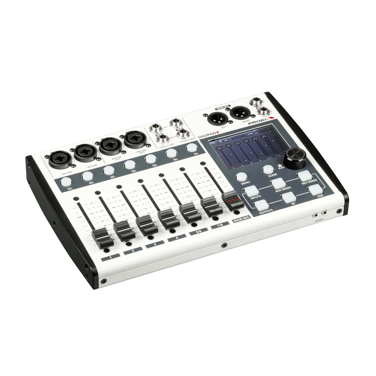 PROEL DIGIPAD8 – Compact 8-Channel Digital Mixer