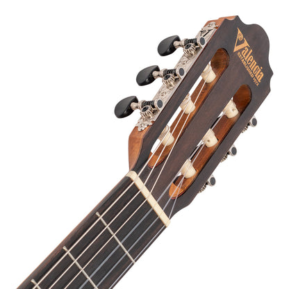 Valencia VC704 4/4 size Solid Top classical guitar