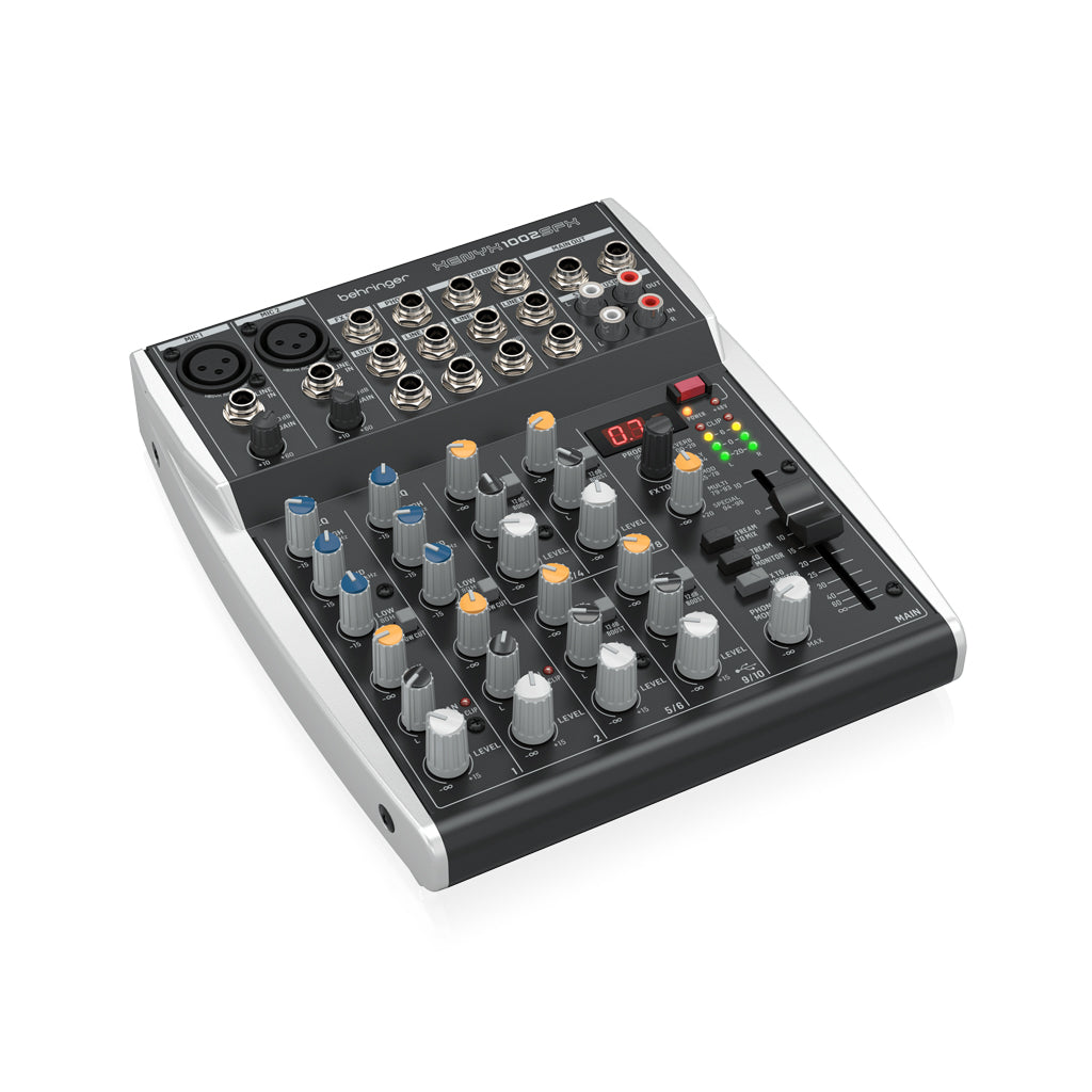 Behringer Xenyx 1002SFX 10Ch Mixer W/USB & FX