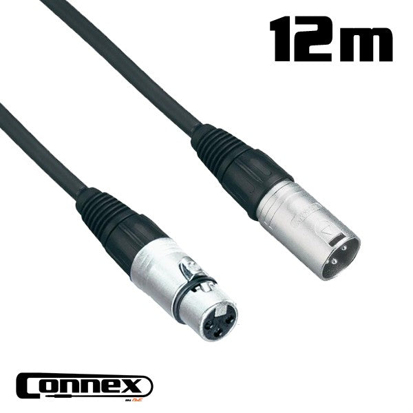 AVE Connex XMXF-12 Pro XLR Cable Male to Female 12m