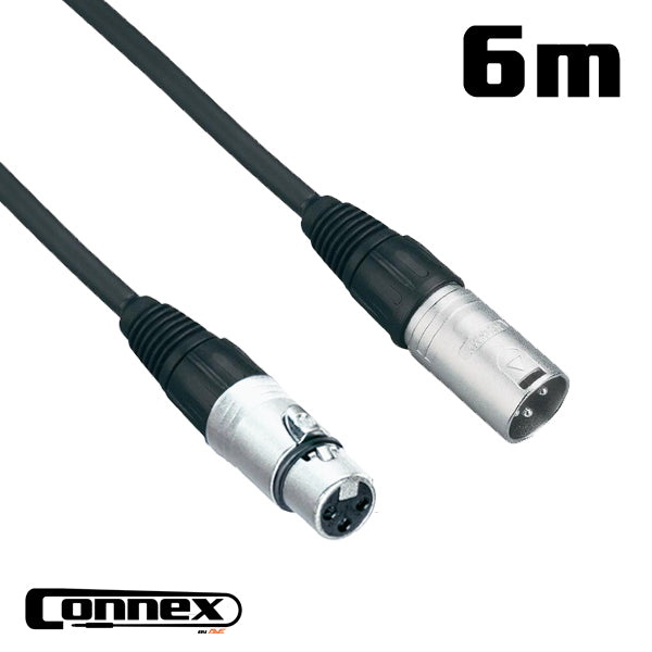 AVE Connex XMXF-6 Pro XLR Cable Male to Female 6m