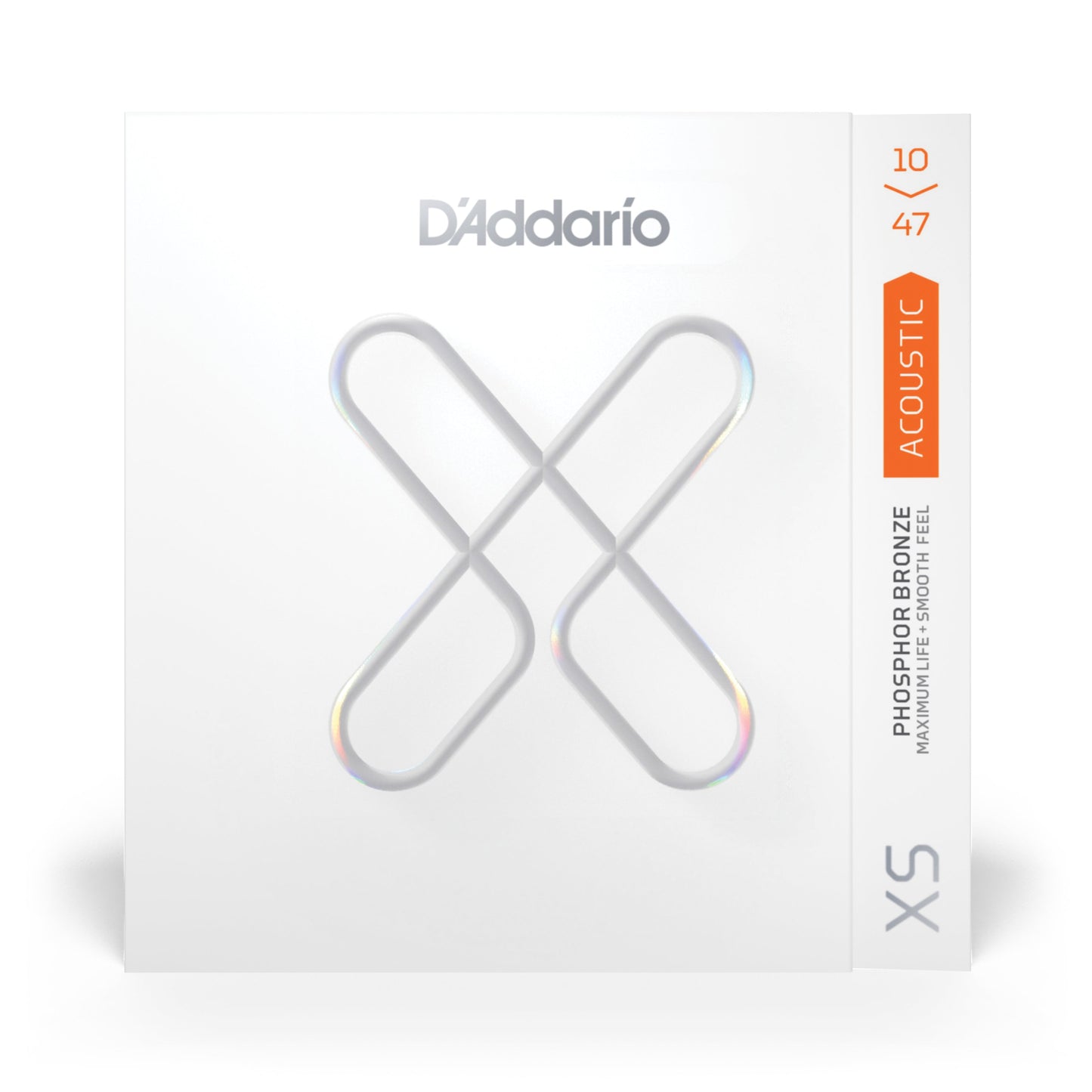 D'Addario XS Coated Acoustic Phosphor Bronze Strings - Extra Light Set (10-47)