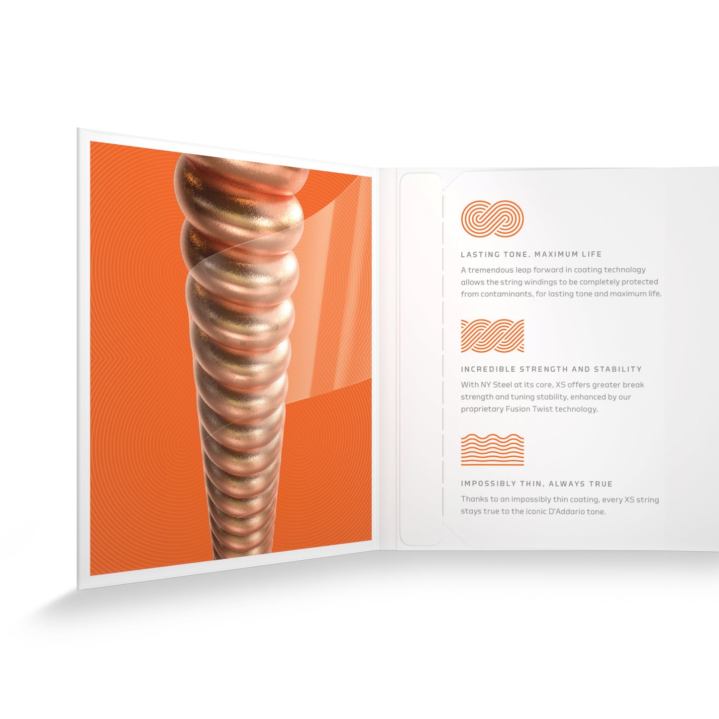 D'Addario XS Coated Acoustic Phosphor Bronze Strings - Extra Light Set (10-47)