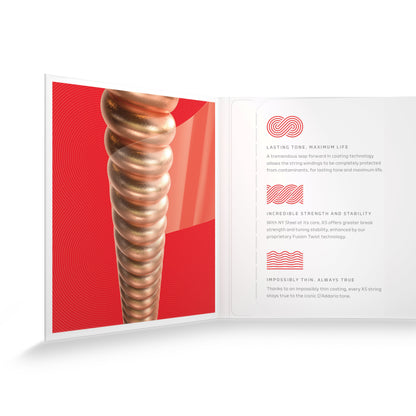 DAddario 13-56 Medium, XS Phosphor Bronze Coated Acoustic Guitar Strings