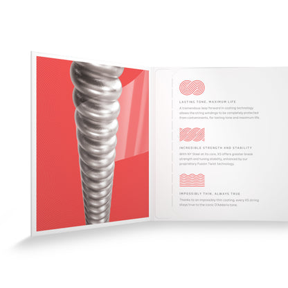 DAddario XSE1052 Nickel Wound Electric Guitar Strings, Light Top/Hvy Btm, 10-52